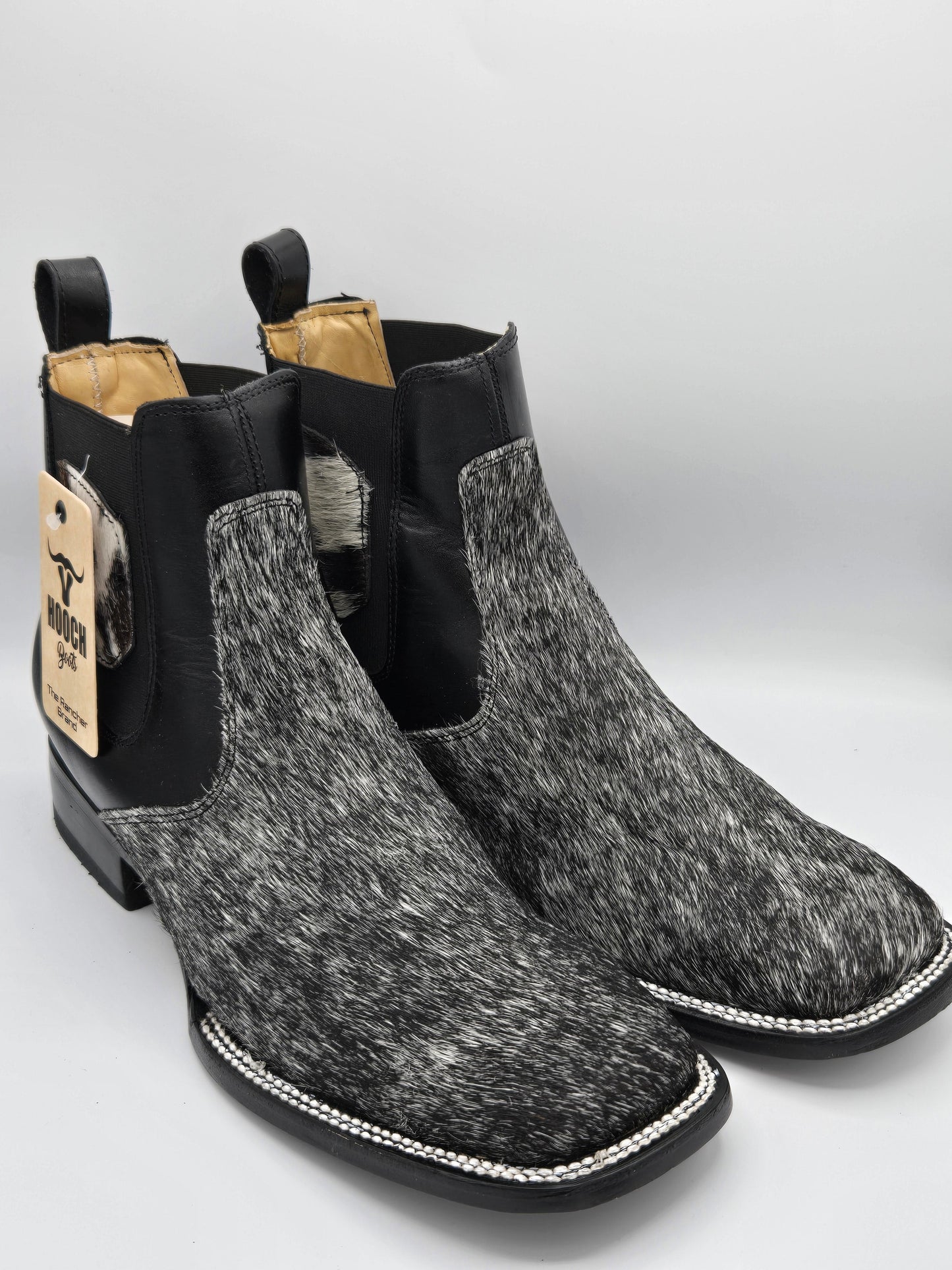 Hooch Mens Cowhide Ankle Boots