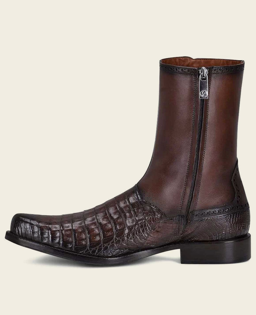 Franco Cuadra Mens Caimán Low Shaft Dress Boot - Brown