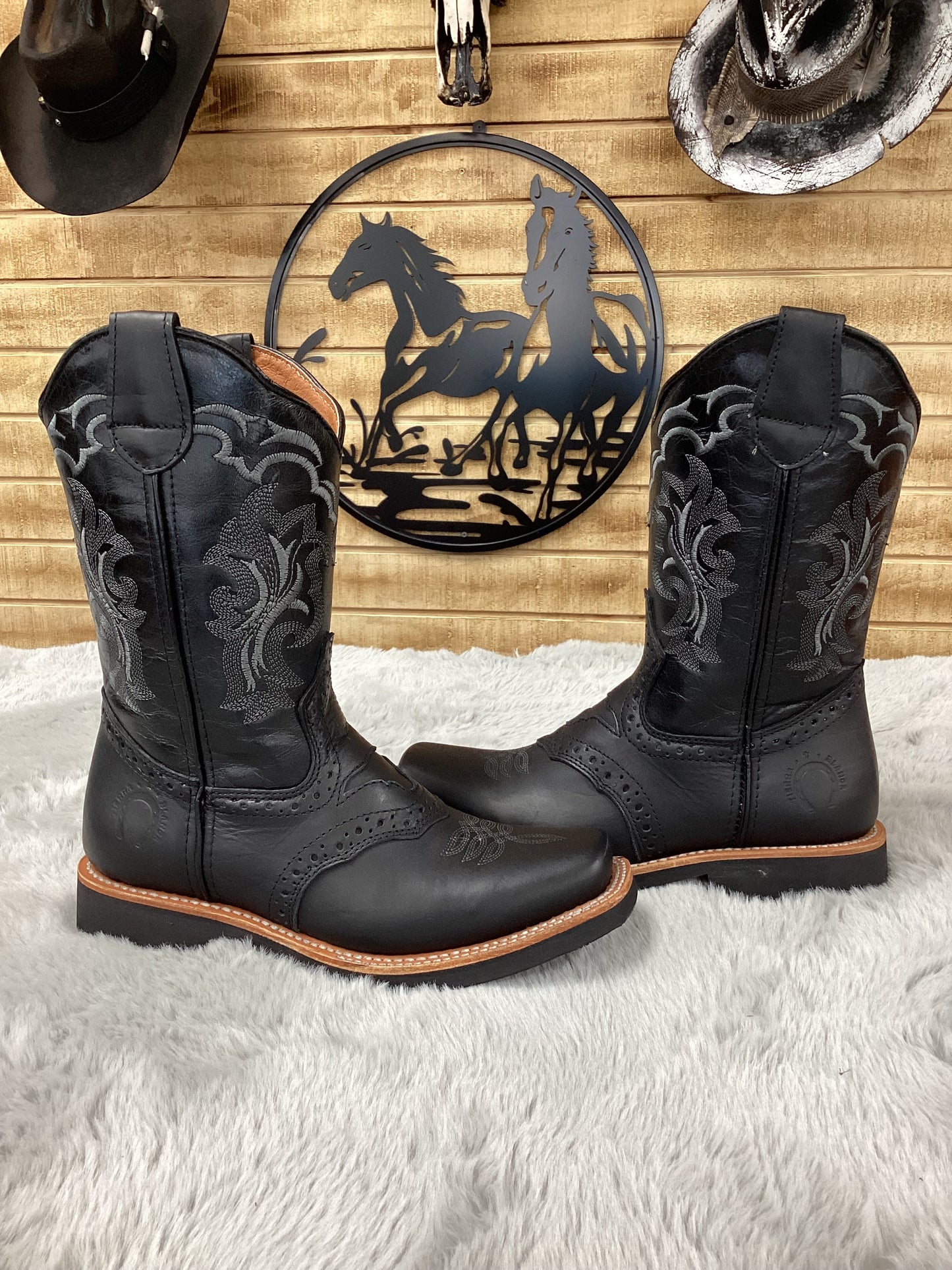 Tierra Blanca Kids Boot Graso (Black) 754