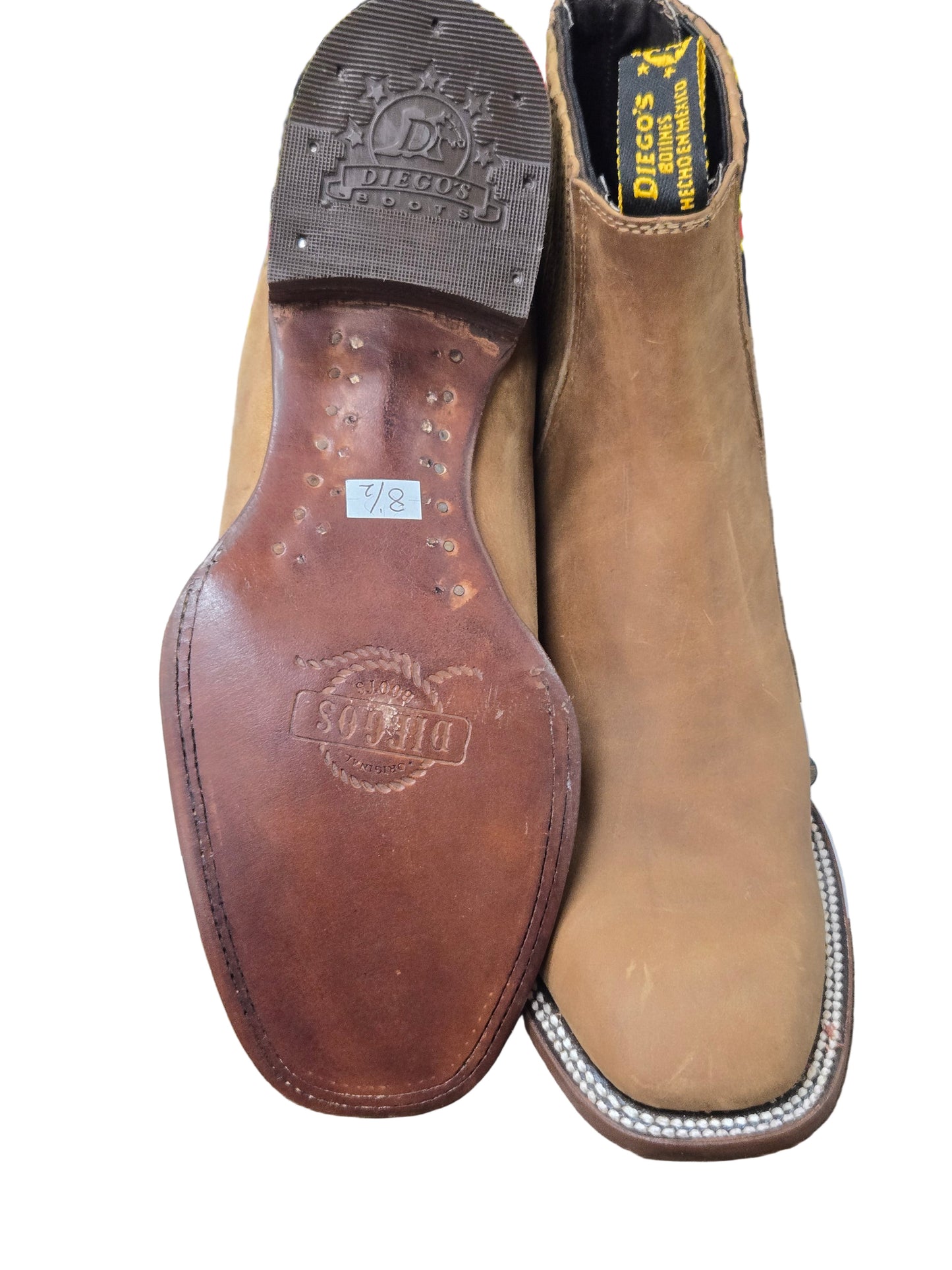 FINAL SALE Diegos Mens Botin Classico - Tabaco