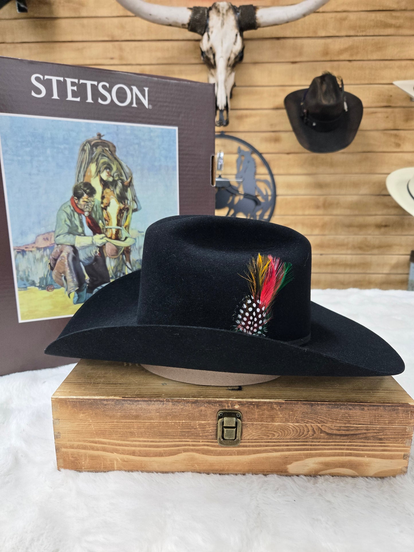 Stetson 6X Rancher Felt Hat- Black