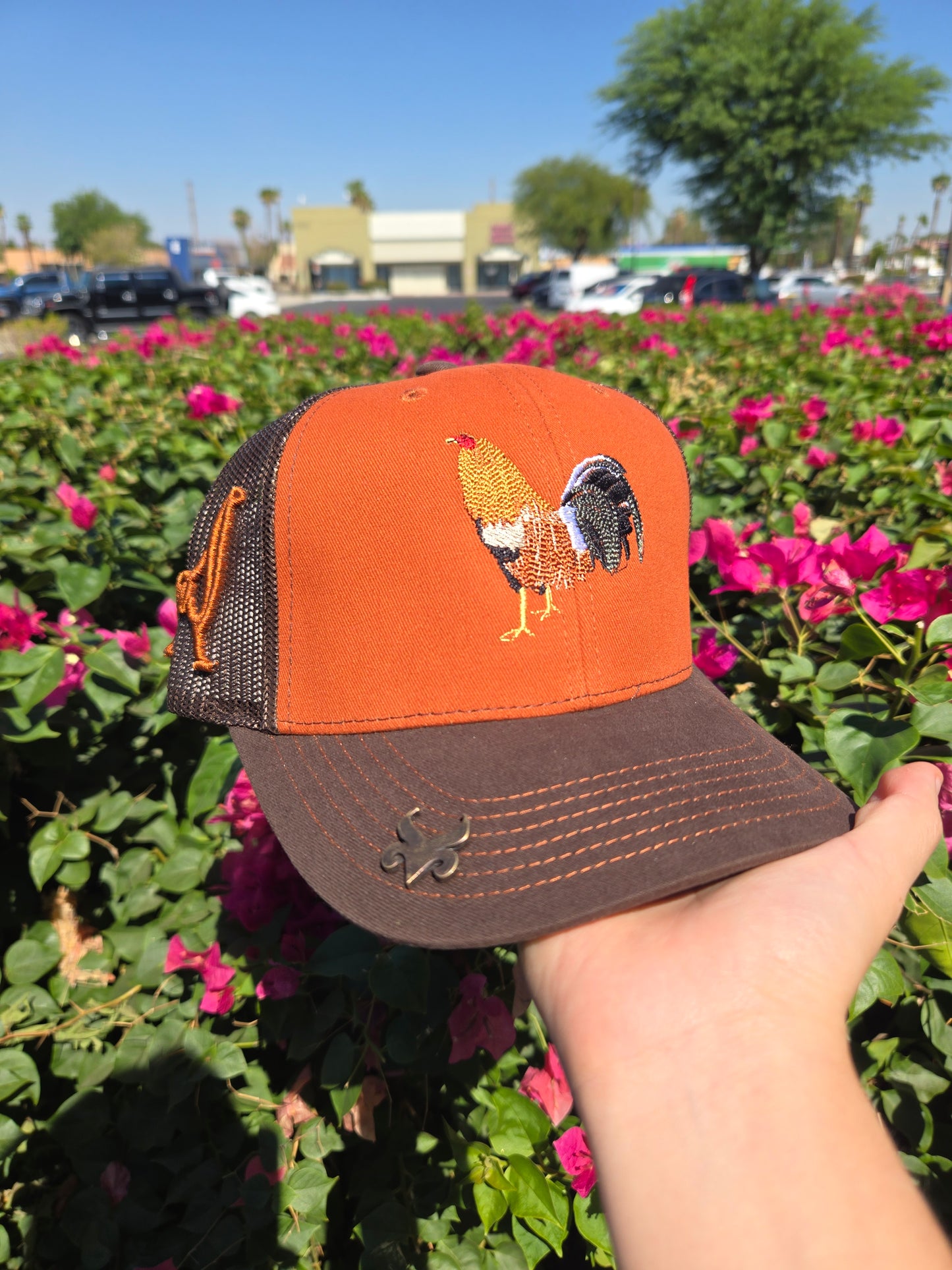 Charro Gallo/Rooster Trucker Cap