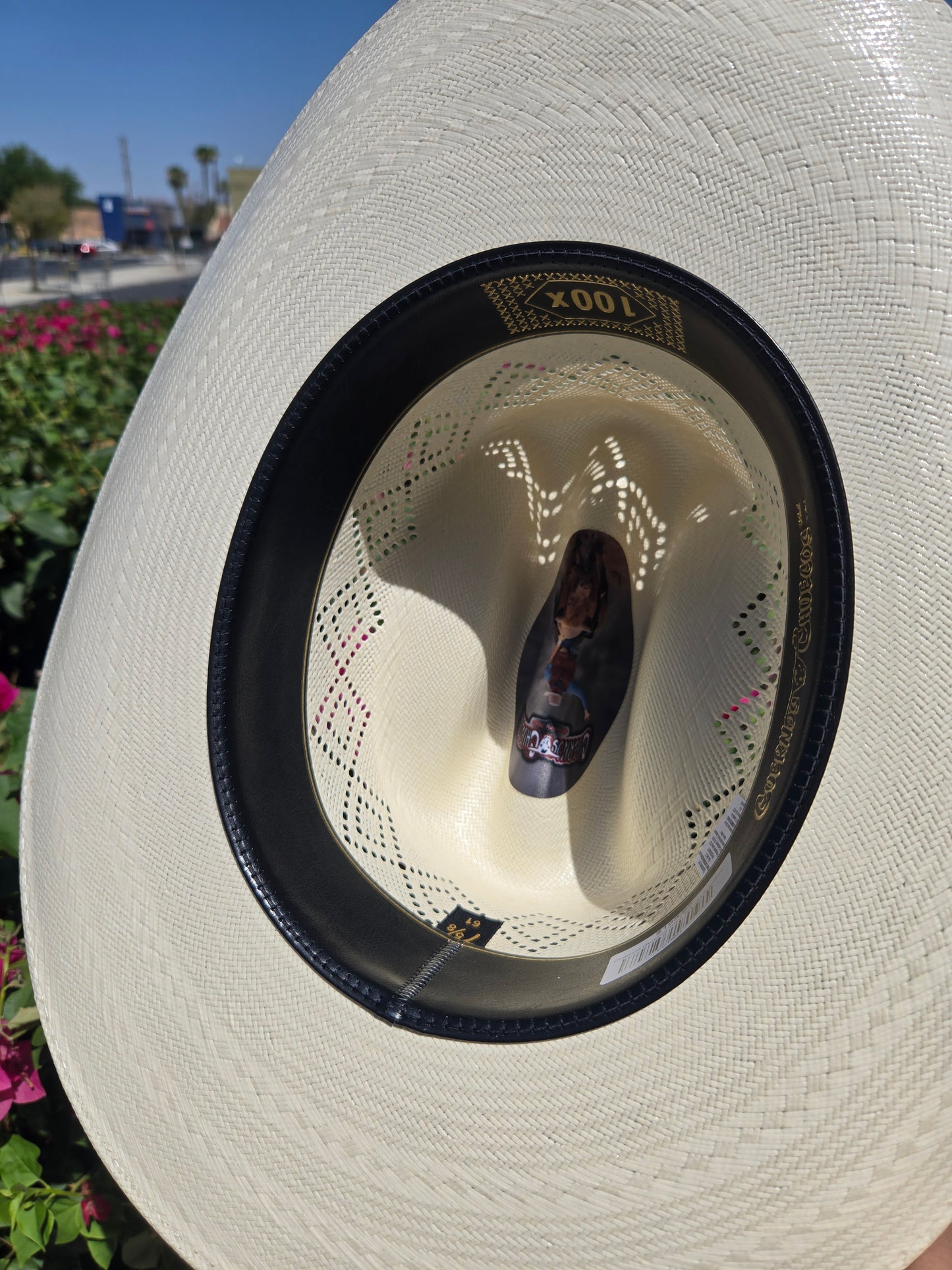 Cuernos Chuecos 100X Johnson Double Diamond Vent Shantung Hat