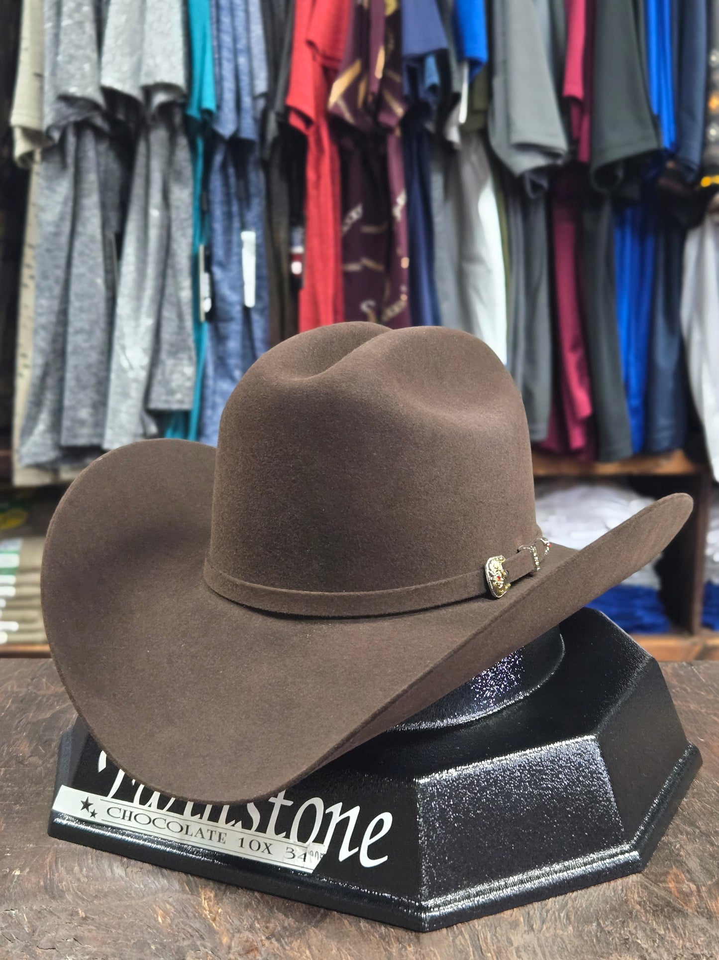 Twinstone 10x Joan Jr Felt Hat - Chocolate