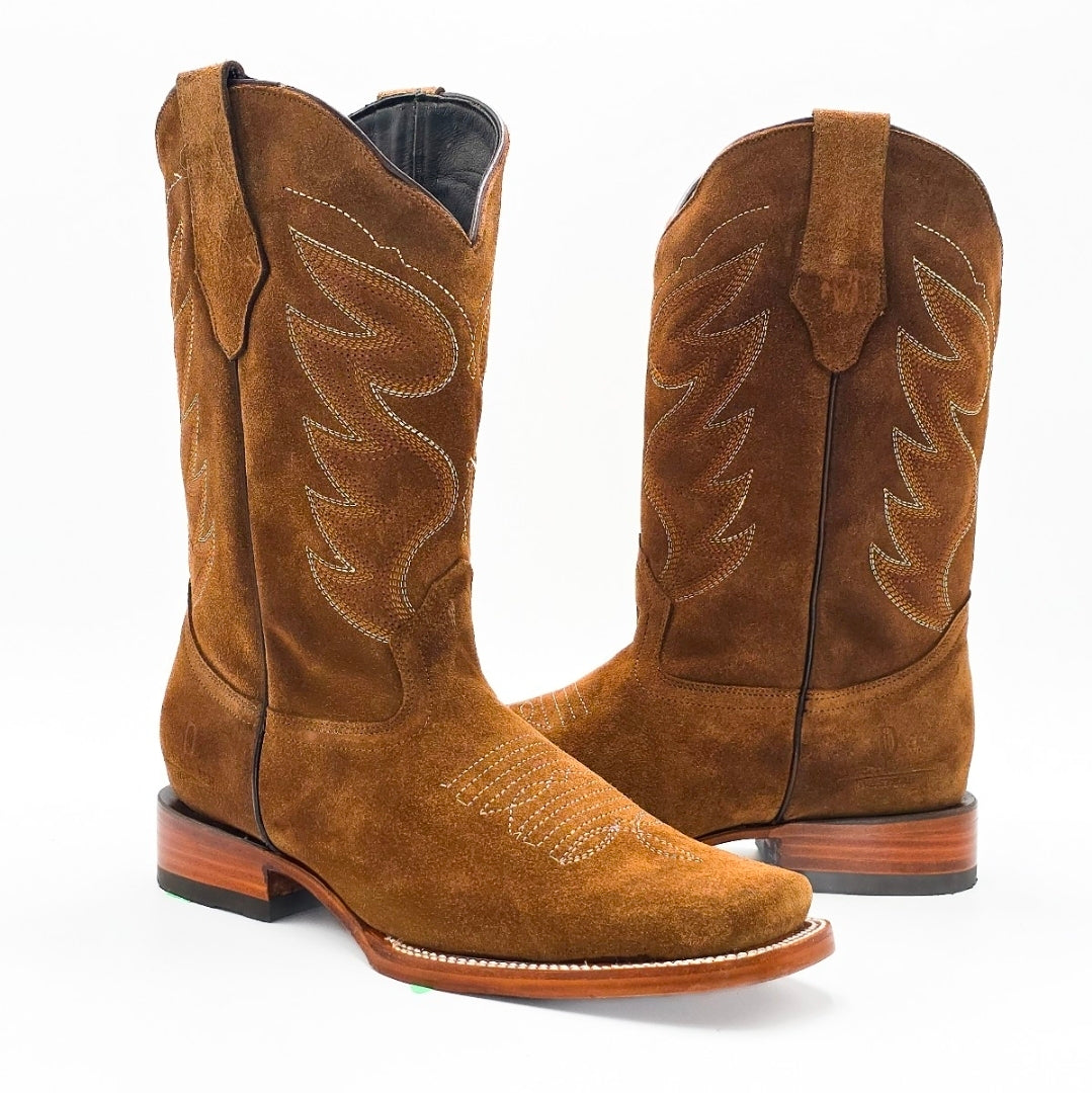 Denver Mens Alfa Oro Gamuza Suede Boot - Brown