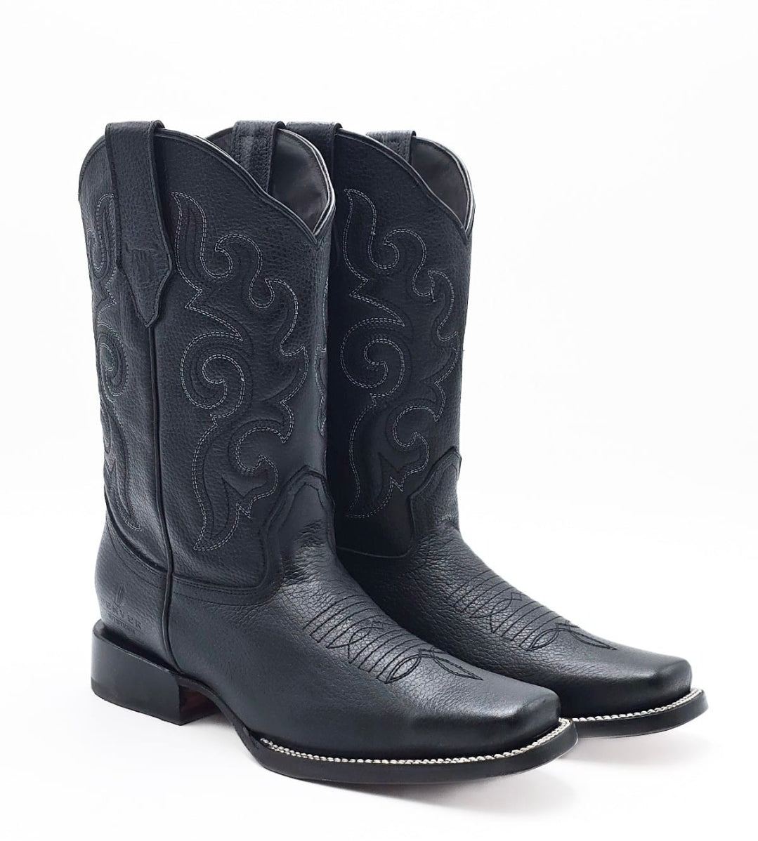 Denver Mens Alfa Leather Boot - Black