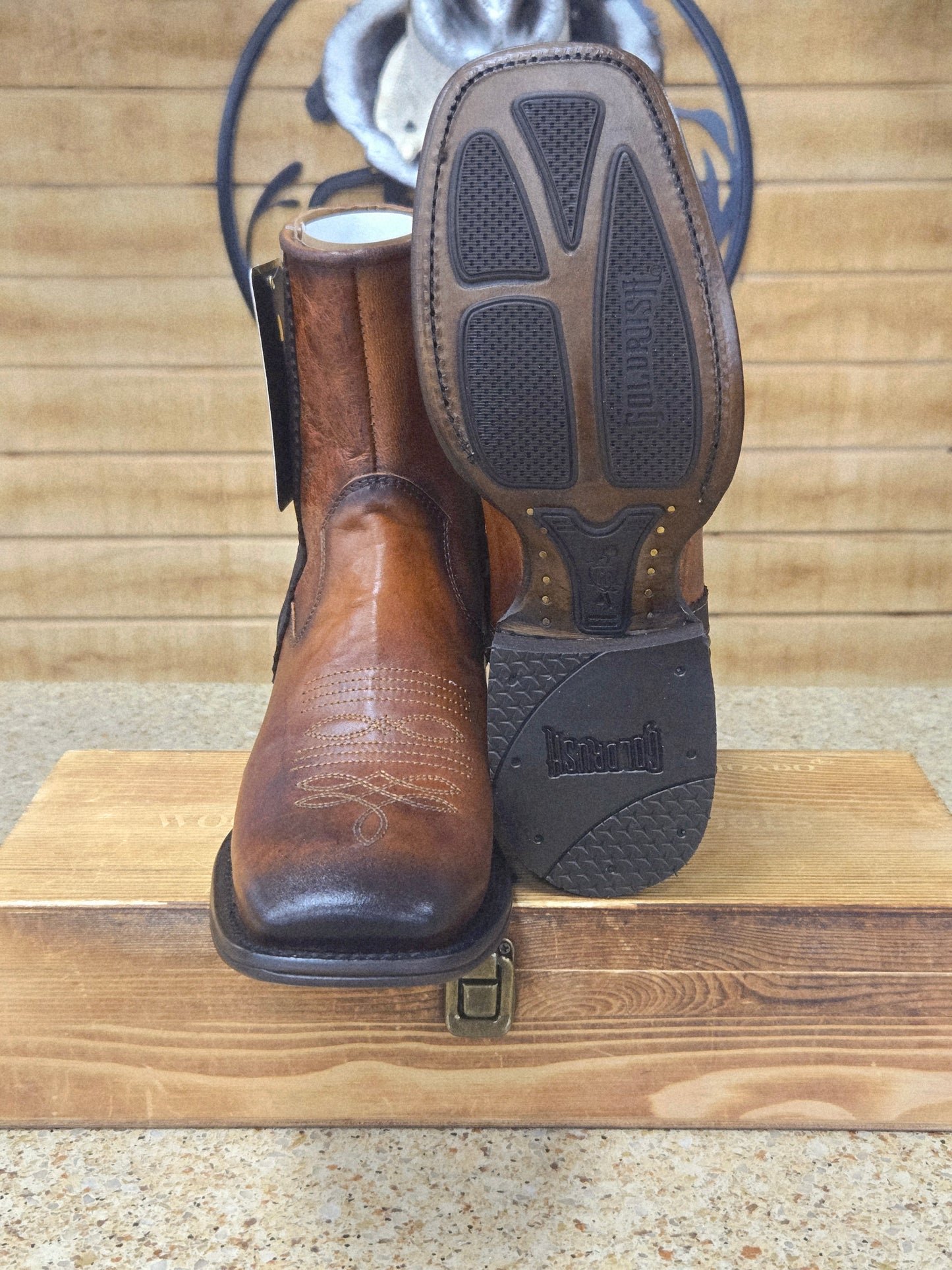 Goldrush Mens Munich Marru Low Shaft Boot - Honey DIT105C
