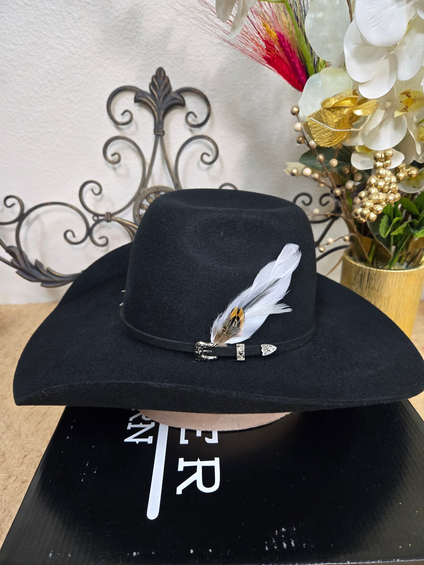 Twister 2x Austin Punchy Wool Felt Texana - Black