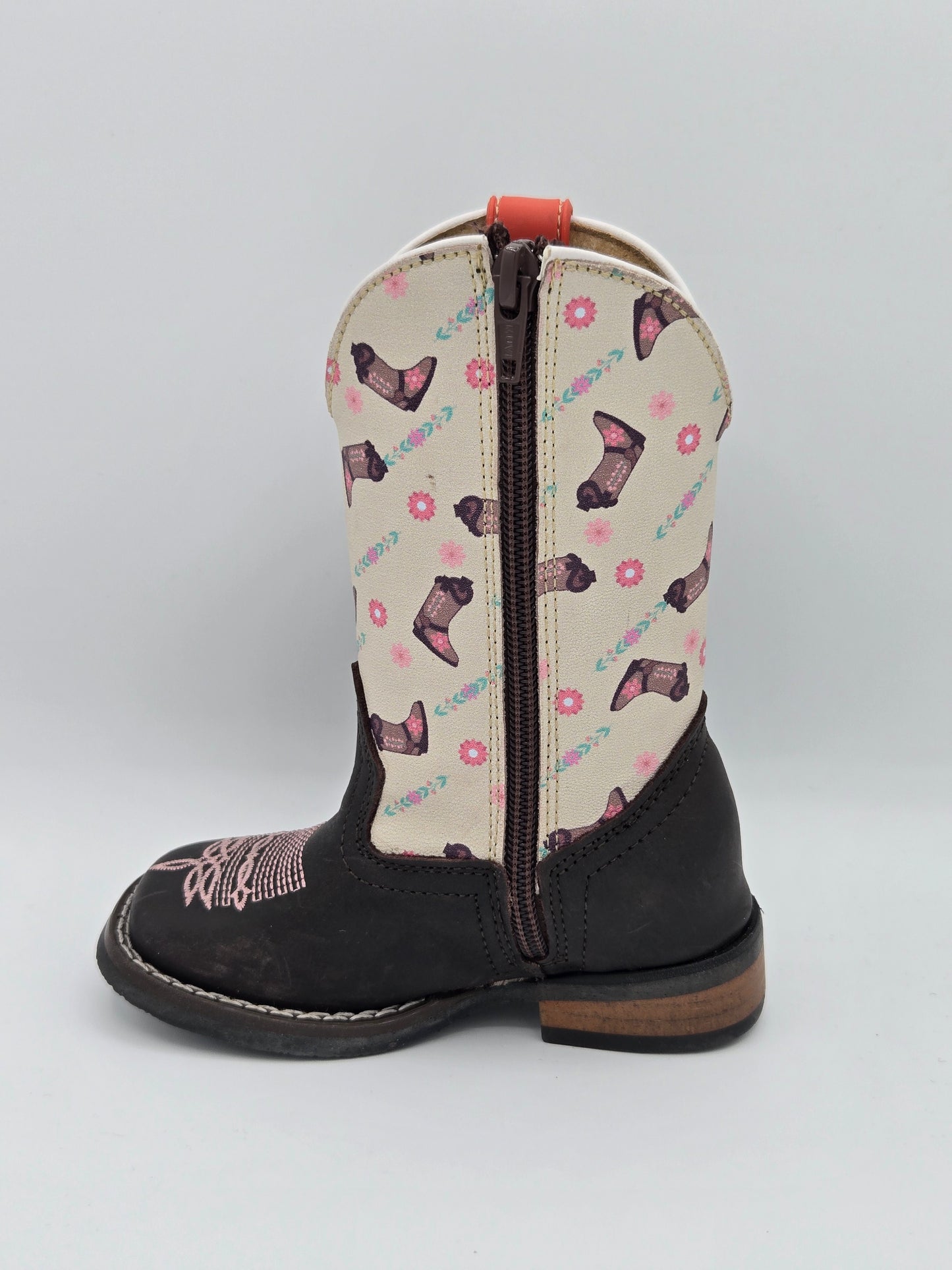 Hooch Kids Boot Pattern Boot - Black