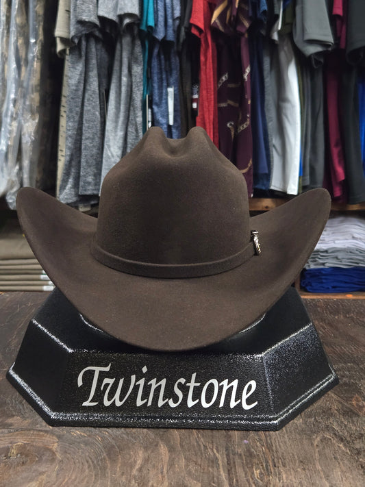 Twinstone 6x California Jr Felt Hat - Chocolate