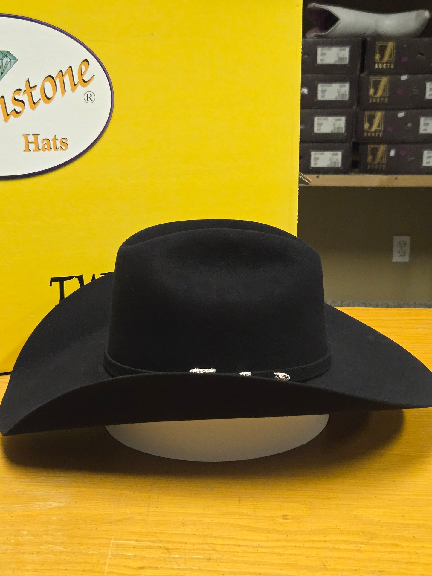 Twinstone 6x Texas Jr Felt Hat - Black