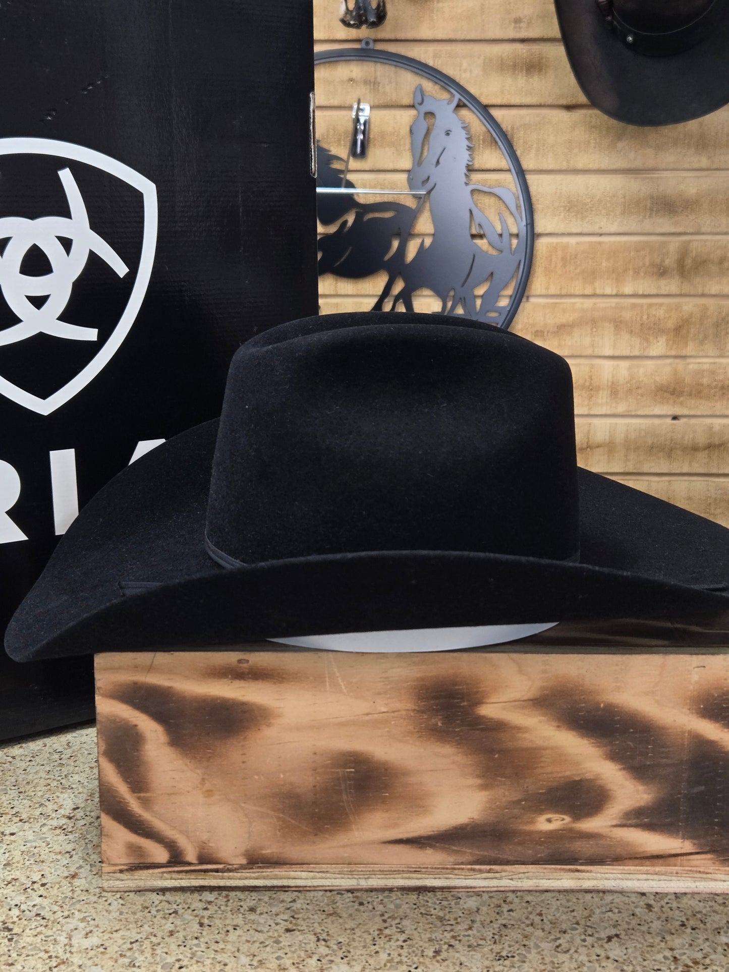 Ariat 6x Rabbit Felt Hat - Black