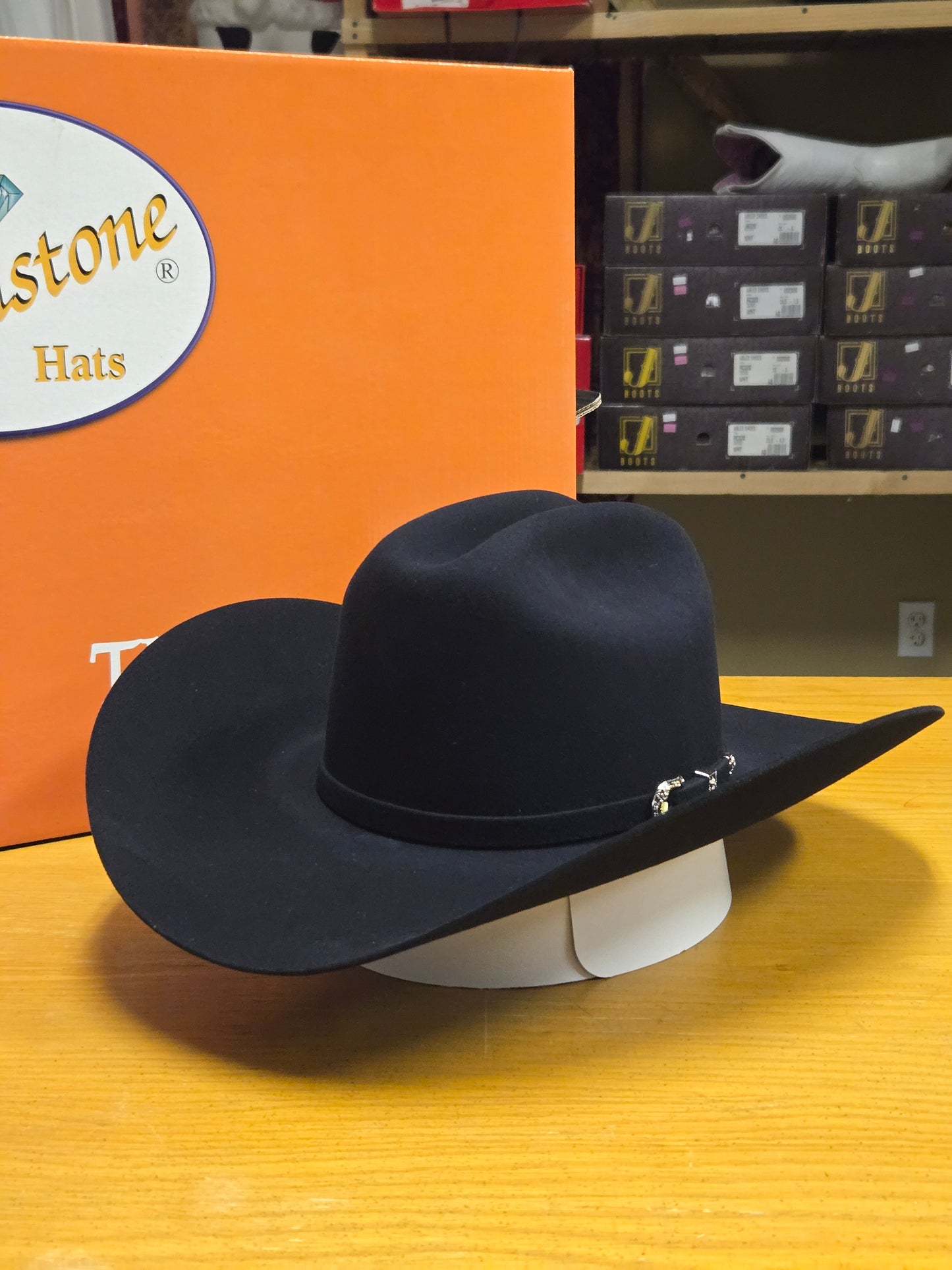 Twinstone 6x Rancher Jr Felt Hat - Black