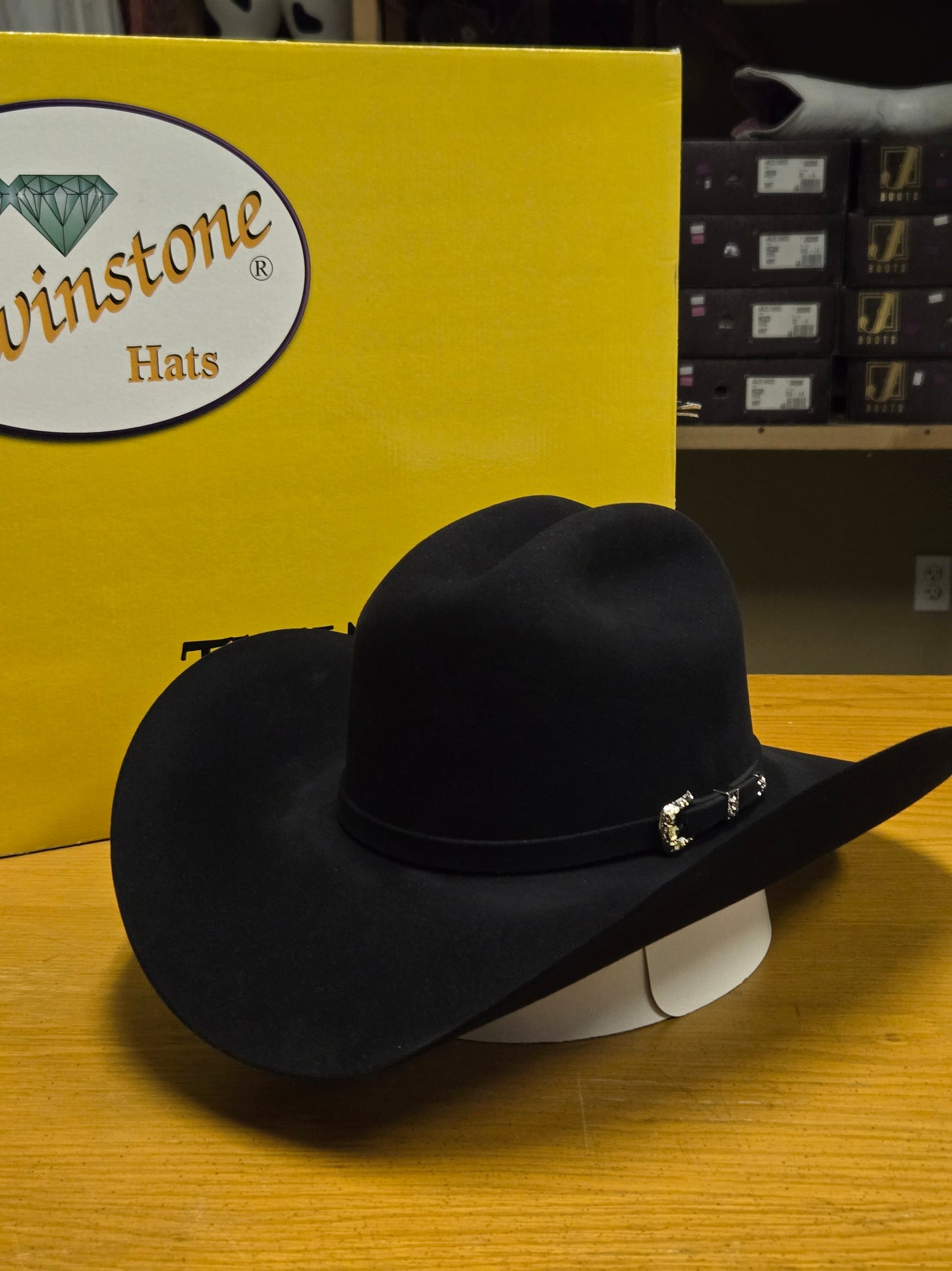 Twinstone 6x Joan Jr Felt Hat - Black