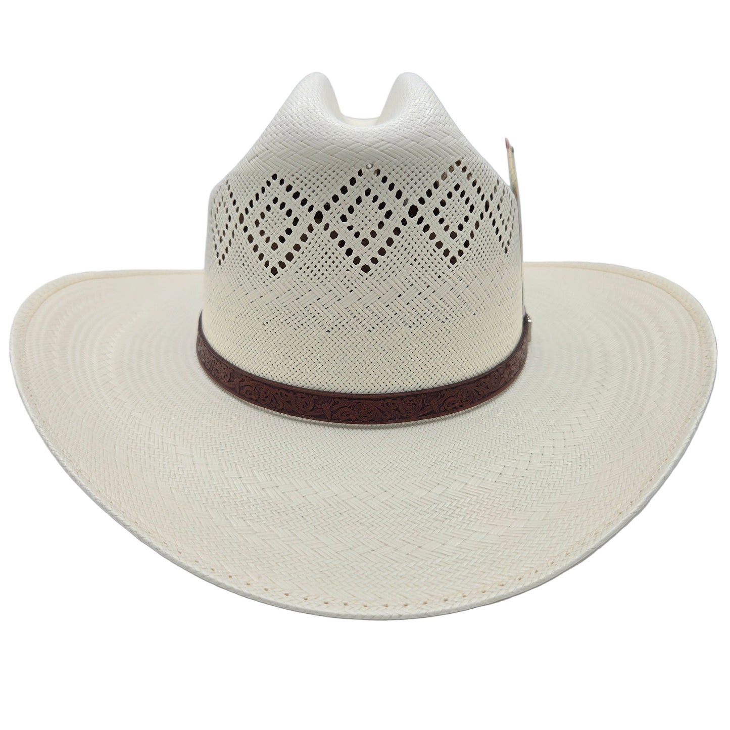 Cuernos Chuecos 100X Johnson Double Diamond Vent Shantung Hat