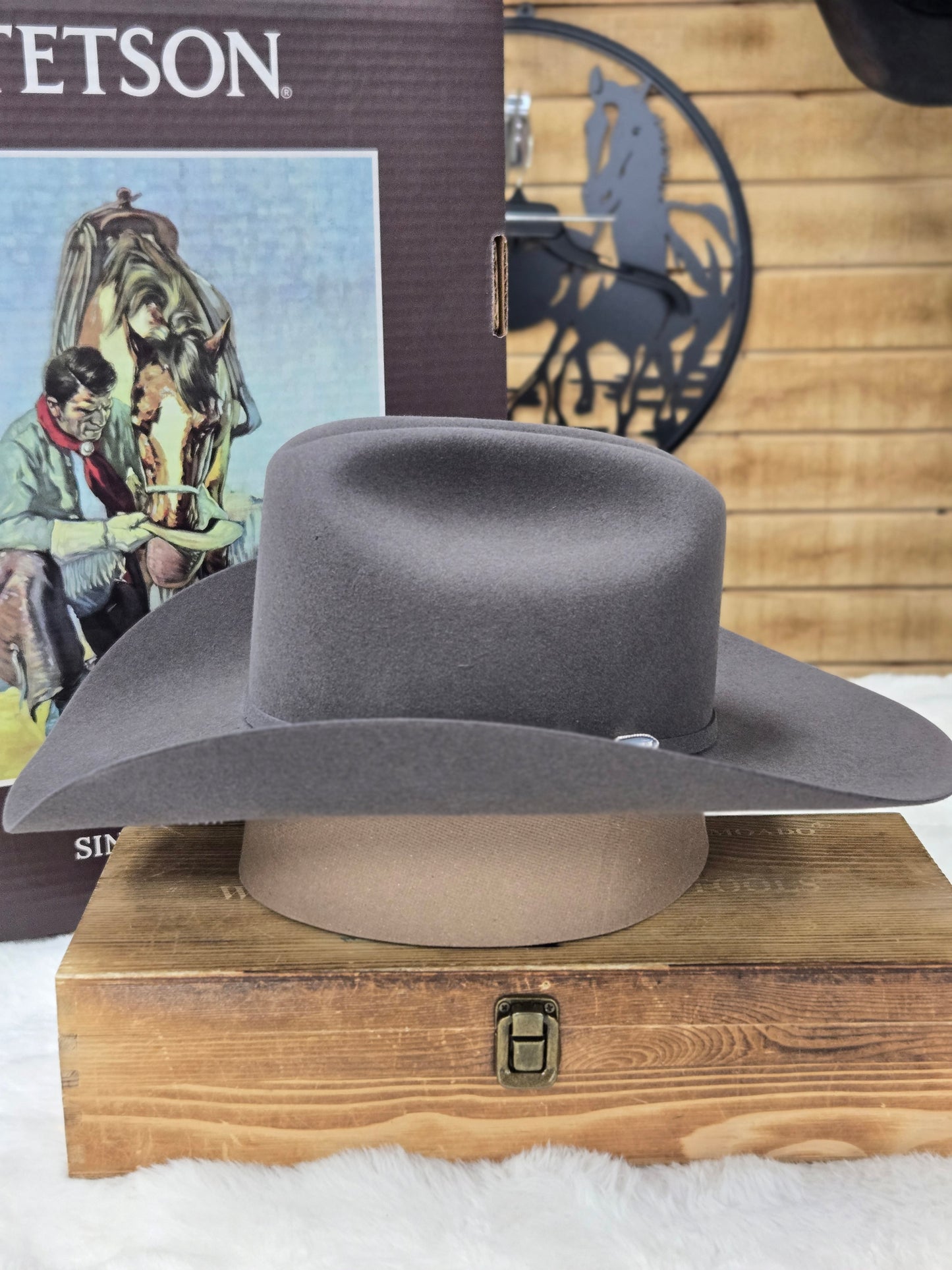 Stetson 6x Skyline Felt Hat - Granite Grey