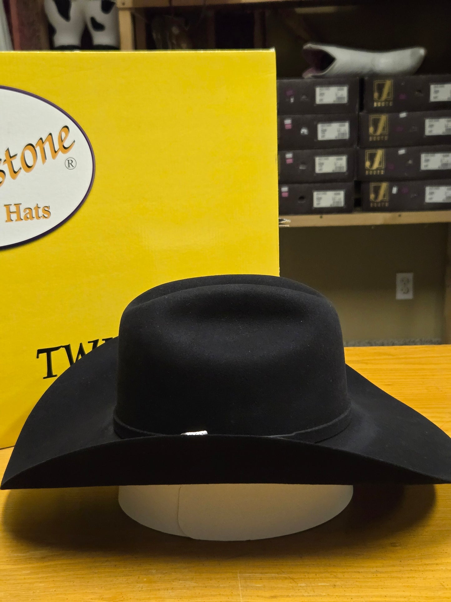 Twinstone 6x Joan Jr Felt Hat - Black