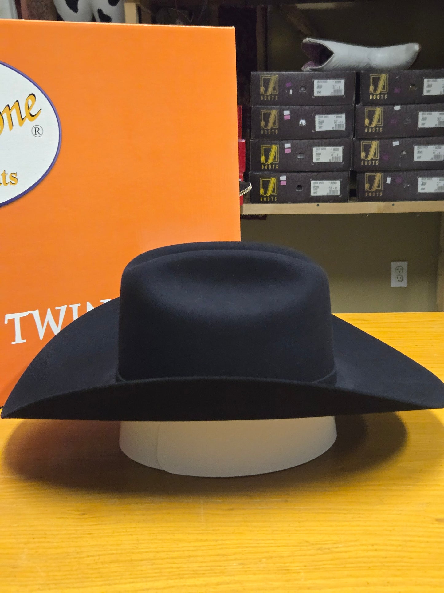 Twinstone 6x Rancher Jr Felt Hat - Black