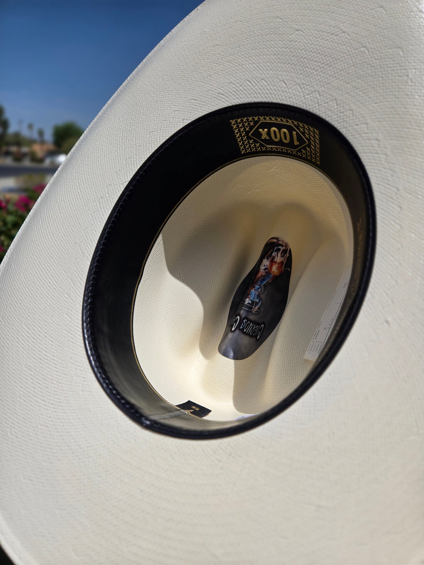 Cuernos Chuecos 100x Johnson Shantung Hat