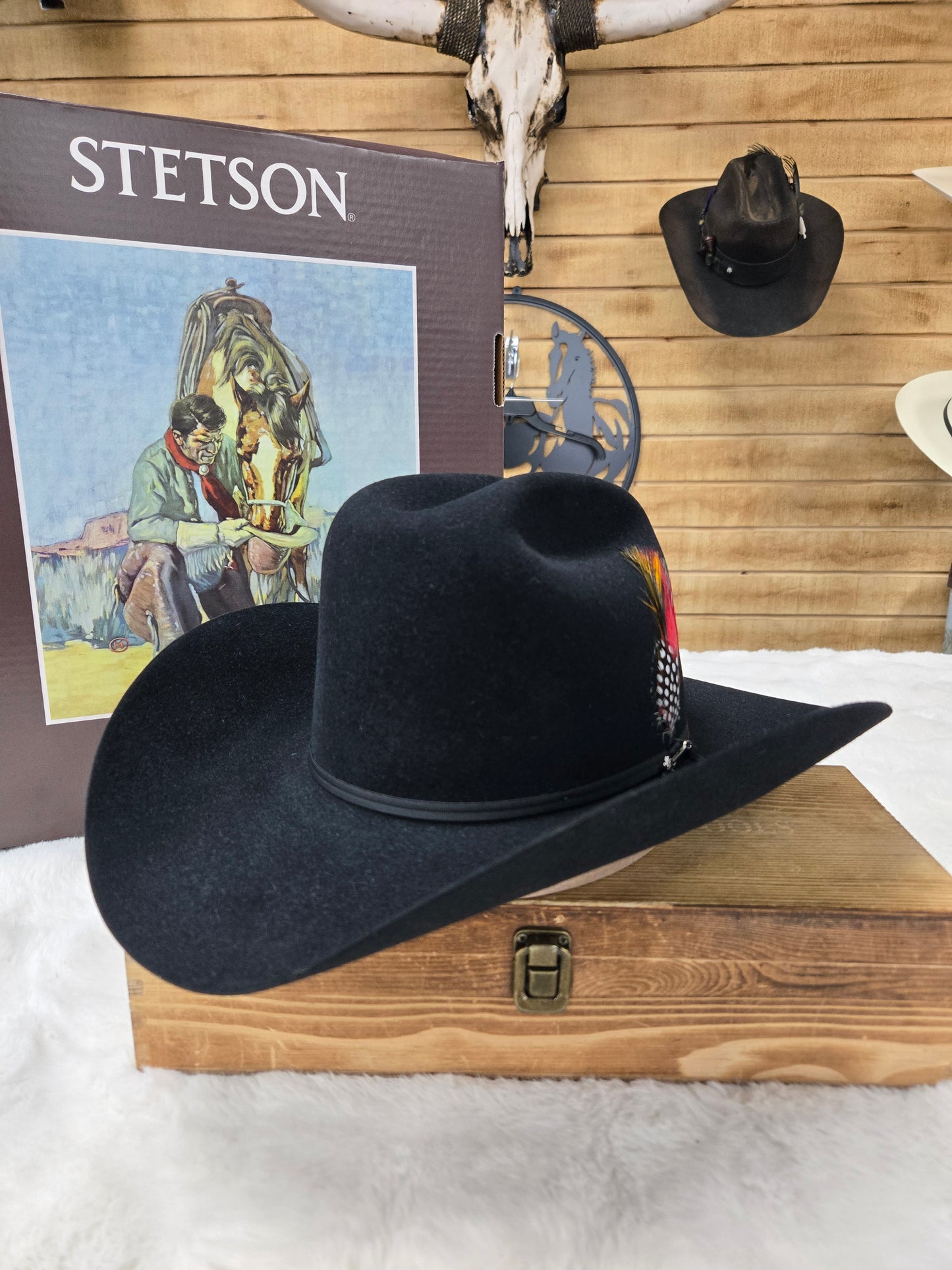 Stetson 6X Rancher Felt Hat- Black