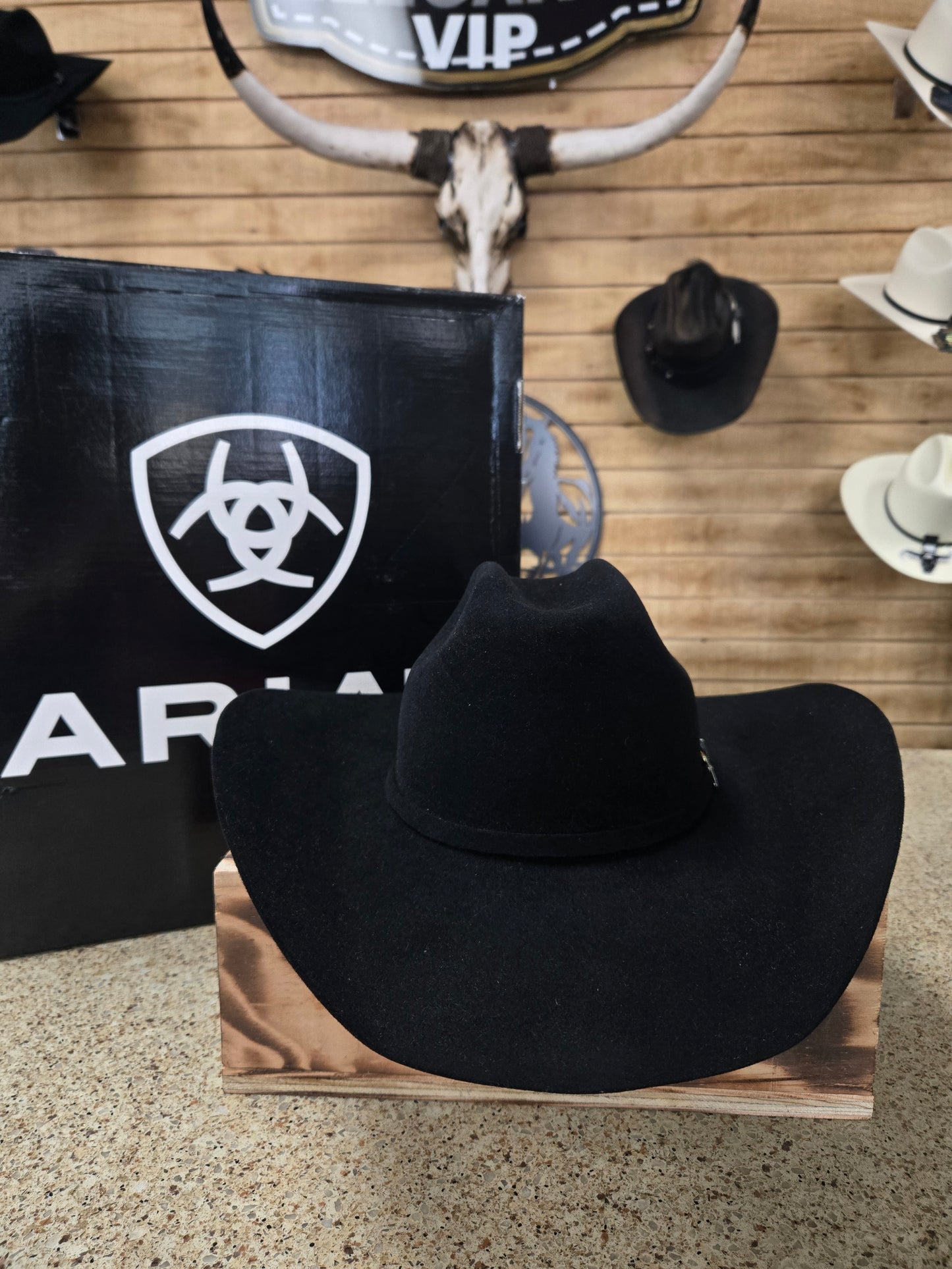 Ariat 10x Beaver & Rabbit Fur Blend Felt Hat