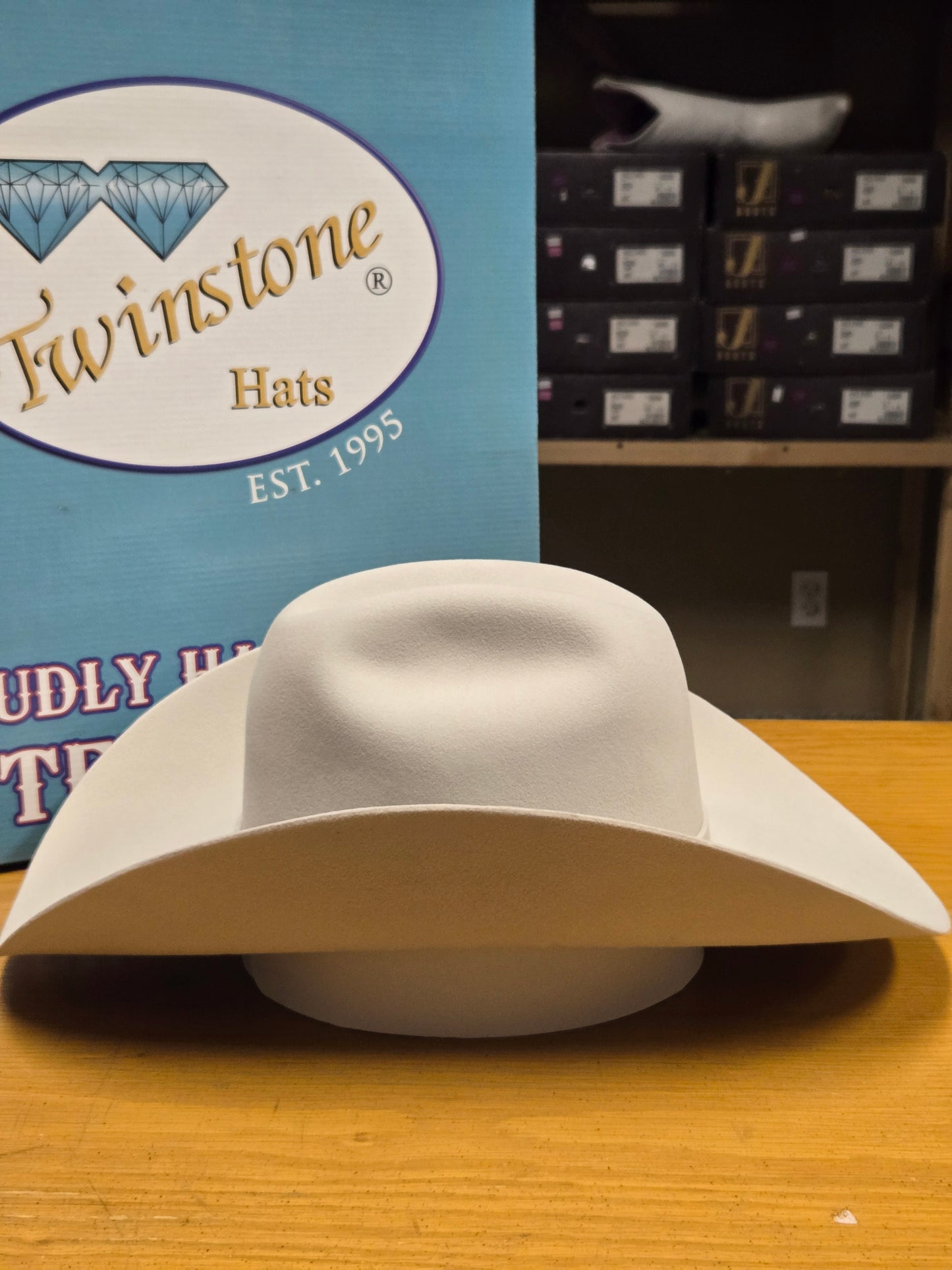 Twinstone 6x California Felt Hat - Crystal