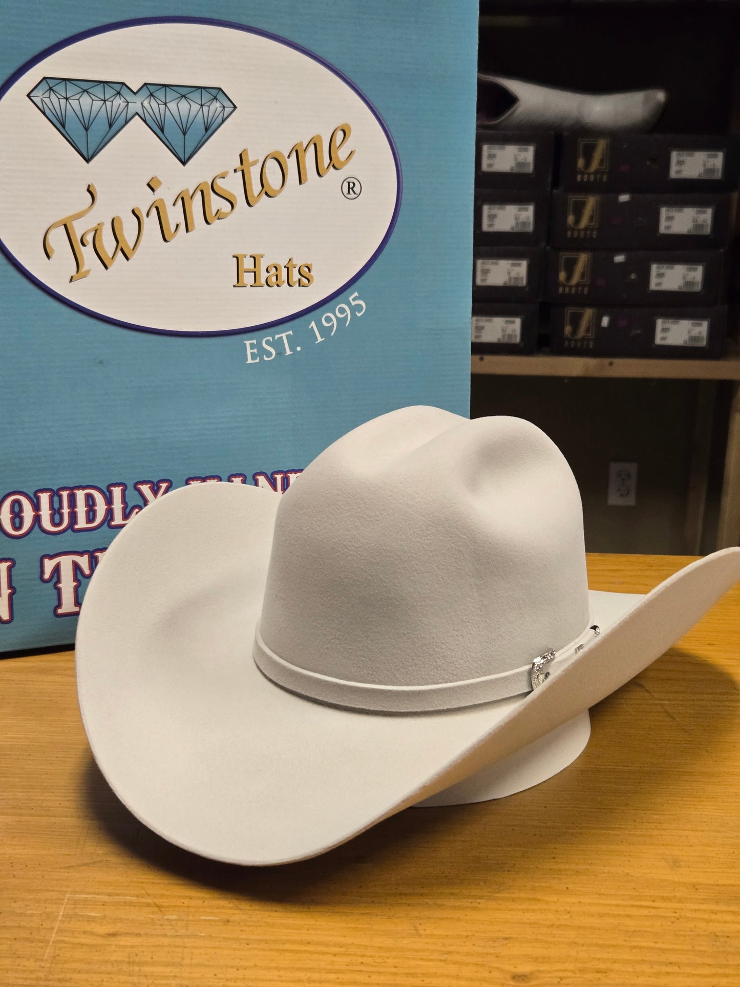 Twinstone 6x California Felt Hat - Crystal