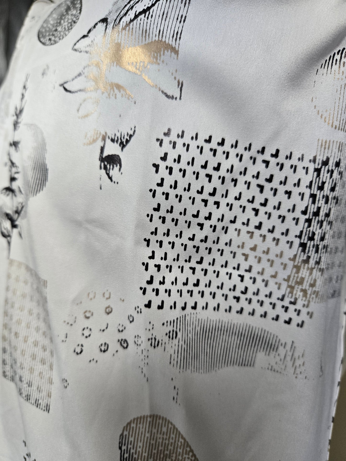 Montero Mens Foil Floral Long-Sleeve Shirt - MT0826