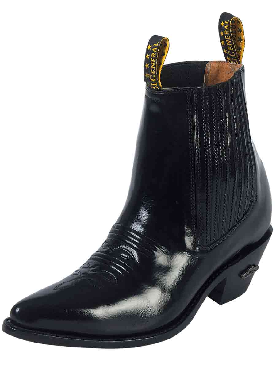 El General Mens Chameleon Ankle Boot - Black 181