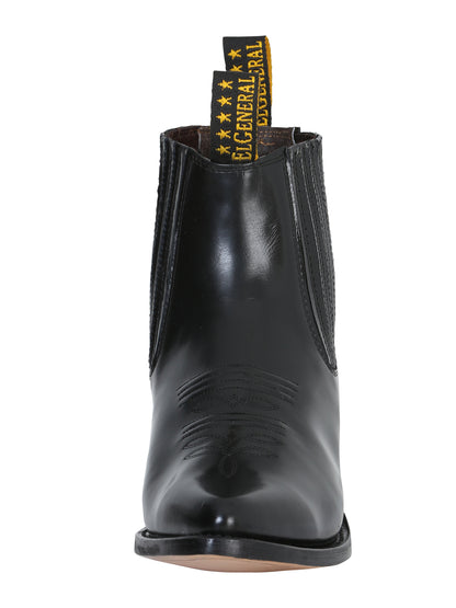 El General Mens Chameleon Ankle Boot - Black 181