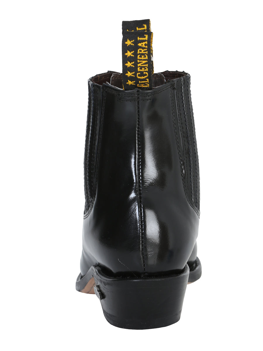 El General Mens Chameleon Ankle Boot - Black 181
