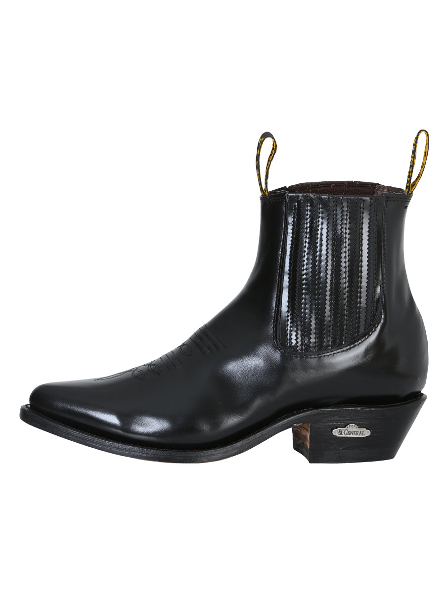 El General Mens Chameleon Ankle Boot - Black 181