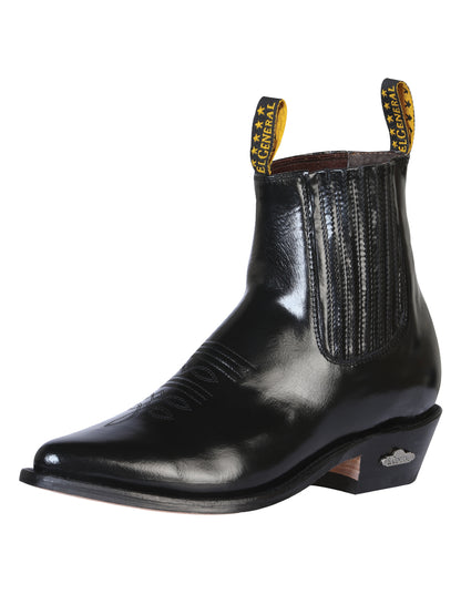 El General Mens Chameleon Ankle Boot - Black 181