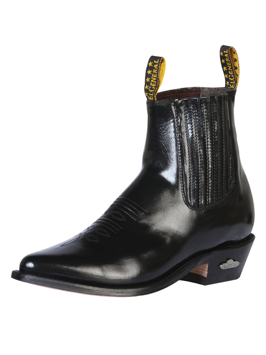 El General Mens Chameleon Ankle Boot - Black 181