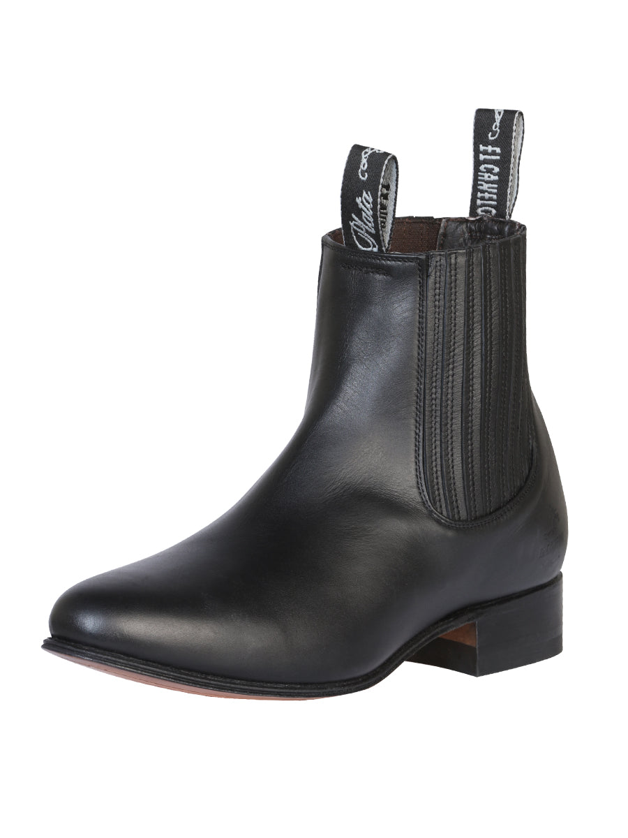 El Canelo Mens Charro Ankle Boot - Atlas Black