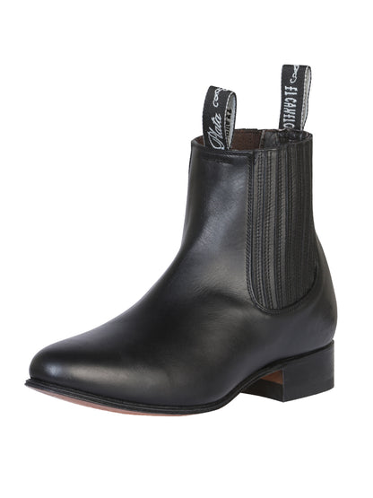 El Canelo Mens Charro Ankle Boot - Atlas Black