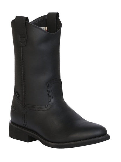Establo Mens Work Boot Leather Grasso -  Black 311