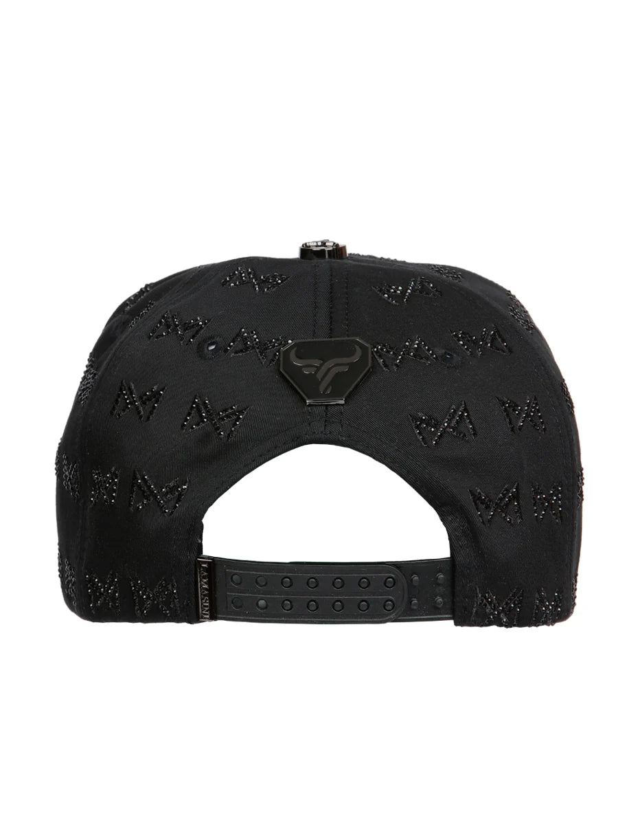 Lamasini Mexico Gorra Hat - Tricolor, Black