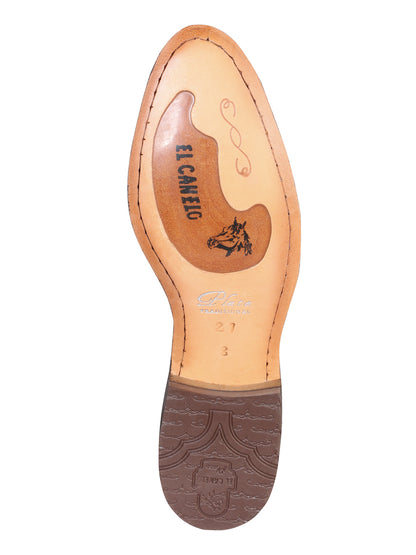 Canelo Mens Charro Botin Ankle Boot - Nobuck Brown 34291