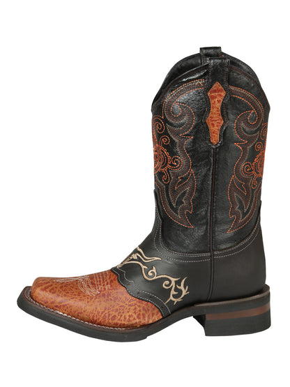 El General Mens Rodeo Boot with Embroidery - Shedron