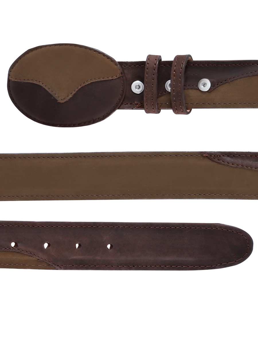 El General Leather Nobuck Belt - Choco 41108