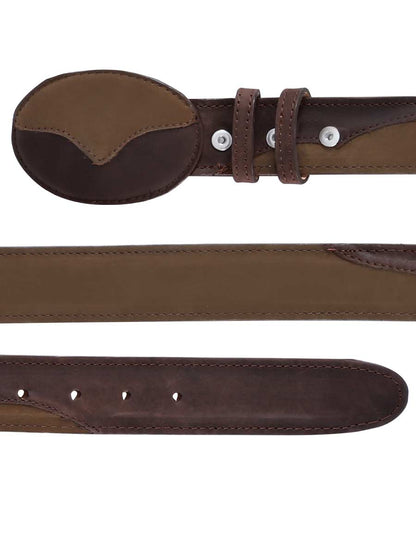 El General Leather Nobuck Belt - Choco 41108