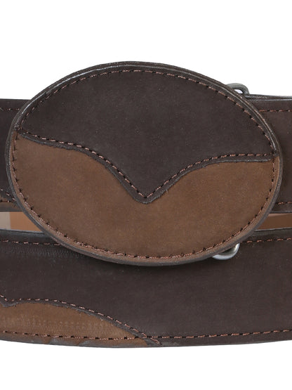 El General Leather Nobuck Belt - Choco 41108