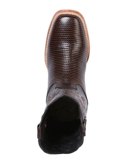 El General Mens Printed Rodeo Boot - Cigar 41791