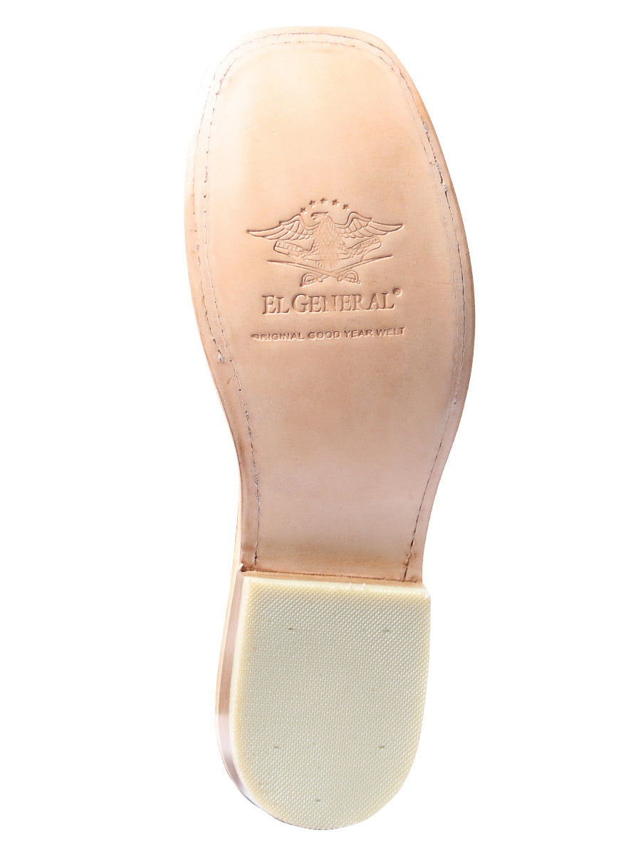 El General Mens Rodeo Boot - Floter Light Brown