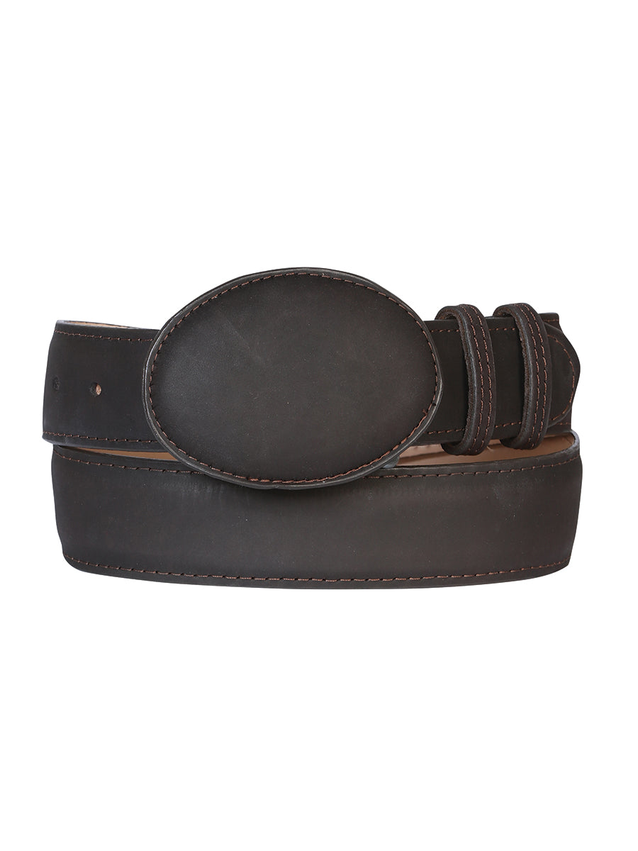 El General Womens Leather Belt -  Crazy Choco 43215