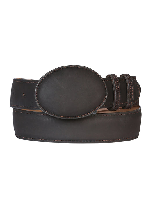 El General Womens Leather Belt -  Crazy Choco 43215