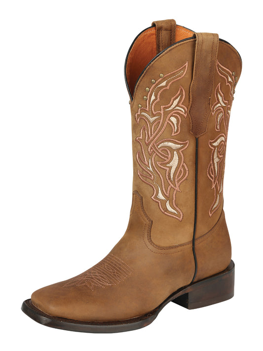 El General Womens Suede Boot Alazan - Tobacco 44649