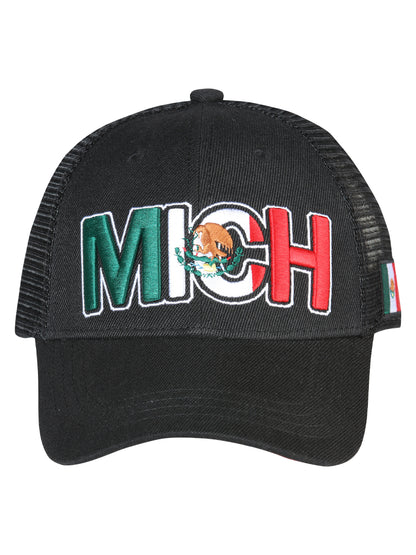 El General Michoacan Trucker Hat- Black