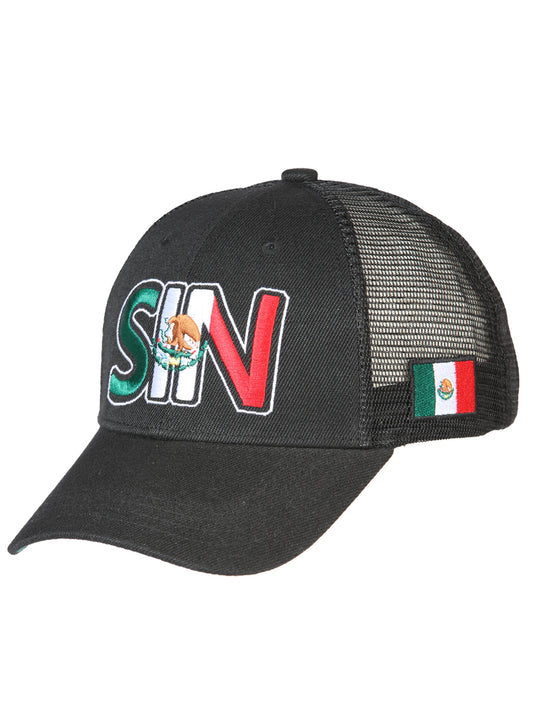 El General Sinaloa Trucker Hat- Black